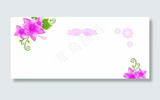 时尚典雅花纹花边素材