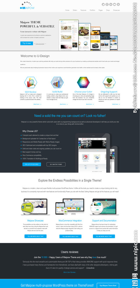 欧洲风格企业网站图片