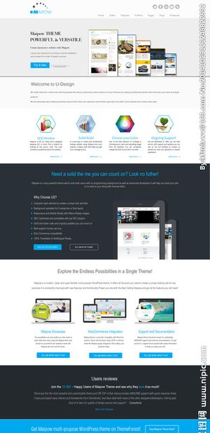 欧洲风格企业网站图片