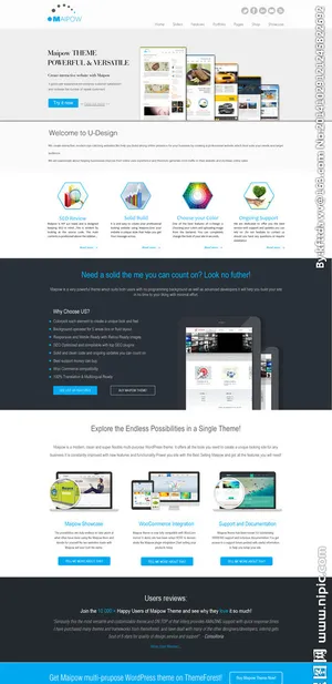 欧洲风格企业网站图片