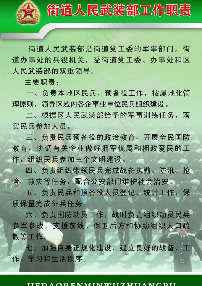 军队展板图片(2835X4252(DPI:120))psd模版下载