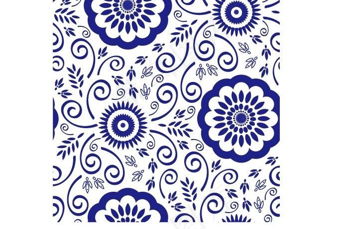 青花矢量素材 青花模图片