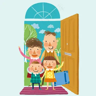 印花矢量图 卡通 卡通人物亲子专题...