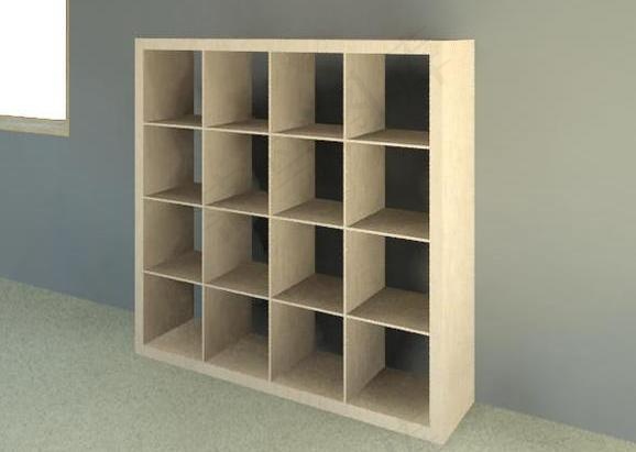 宜家参政4x4书柜