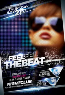 潮流派对夜店海报PSD素材