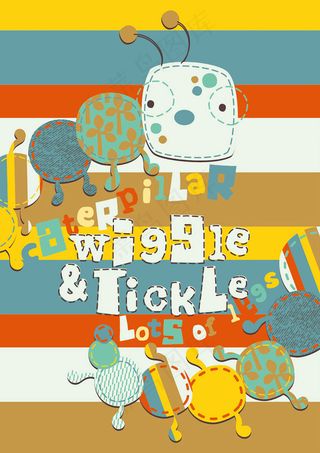 幼童印花素材 卡通形象