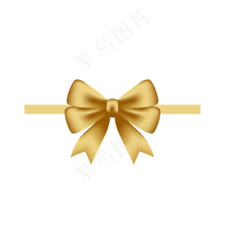 金色蝴蝶结装饰素材金色蝴蝶结装饰素材