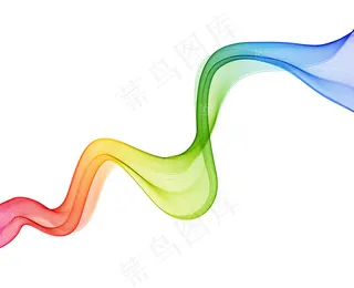 多颜色炫彩光线背景矢量素材