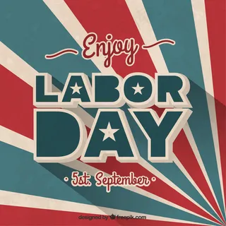 怀旧劳动节卡片