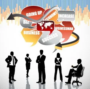 商务经营理念矢量素材eps,ai矢量模版下载