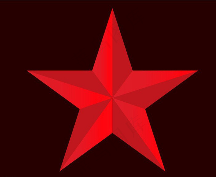 五角星图片ai矢量模版下载