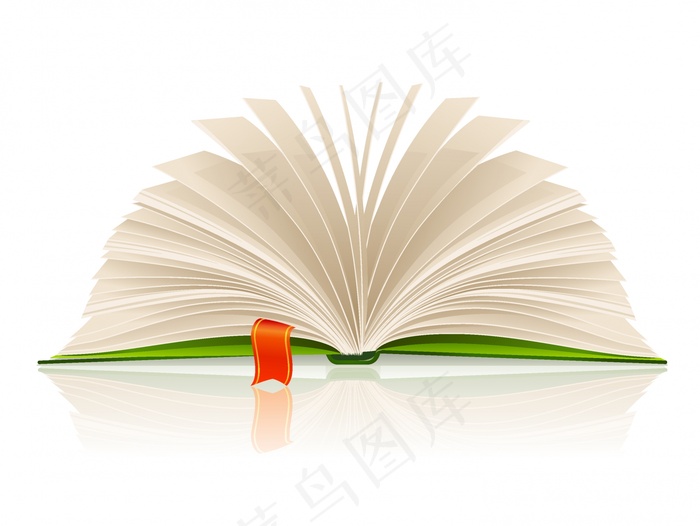 本书的书签ai矢量模版下载
