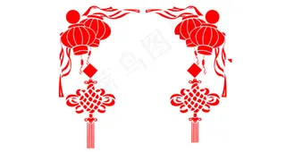 红色灯笼元素