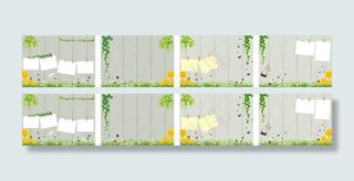 绿色清新相册 学生相册 简洁相册
