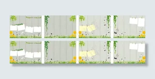 绿色清新相册 学生相册 简洁相册