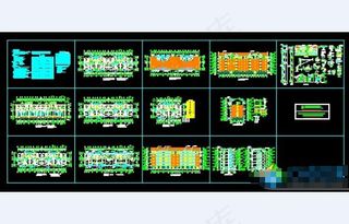 群星花园小区住宅楼建筑设计图下载