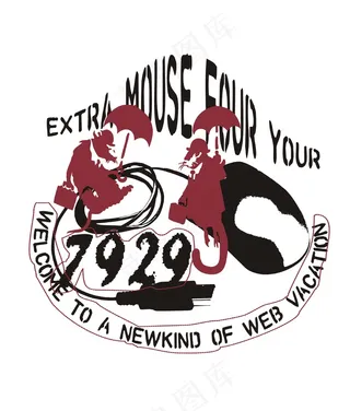 T恤卡通图案设计