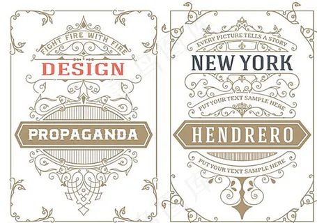 古典欧式花纹图片