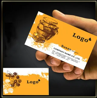 蜂蜜行业名片模版