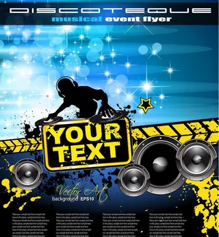 迪斯科舞厅背景图片