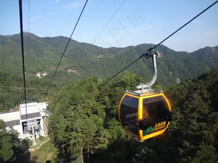 九华山 索道图片