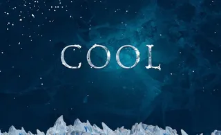 冰冻效果的文字图片