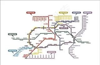 上海地铁指示路线矢量素材