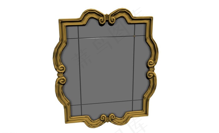 欧式镜框模型图片