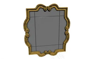 欧式镜框模型图片