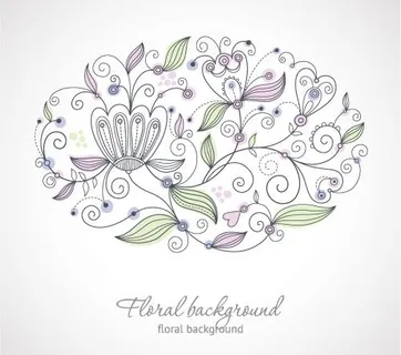 精美背景花纹矢量素材