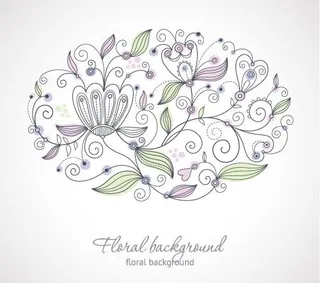 精美背景花纹矢量素材