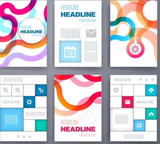 简洁画册下载背景底纹