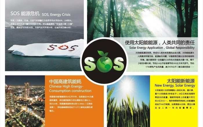 能源危机低碳新能源图片cdr矢量模版下载