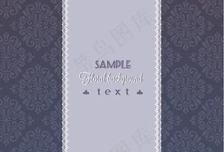 欧式花纹背景图片