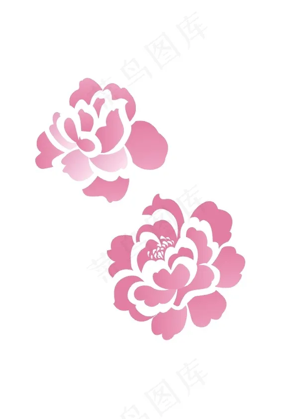牡丹cdr矢量模版下载