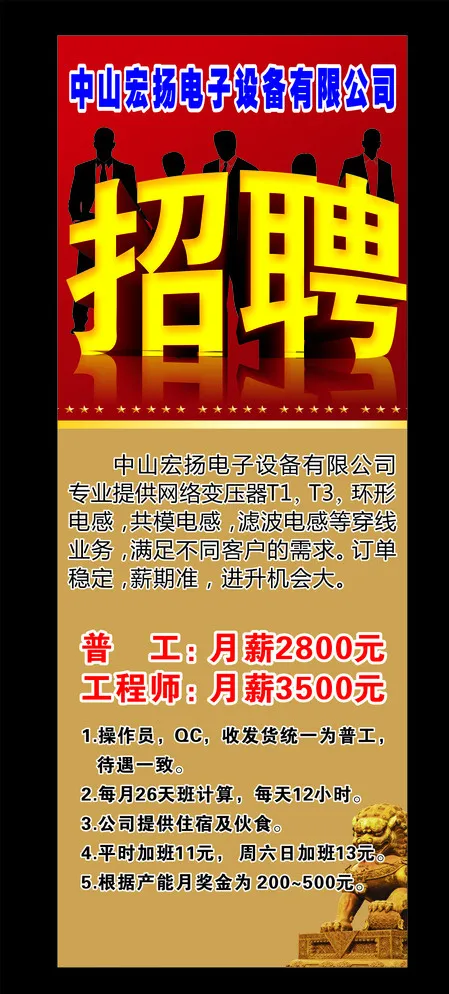招聘图片cdr矢量模版下载