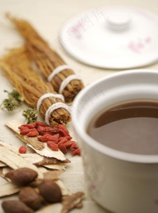 中医养生药材图片