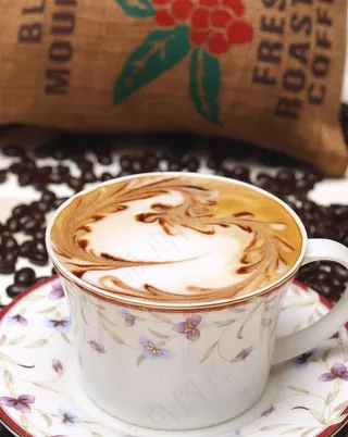 美式摩卡咖啡图片