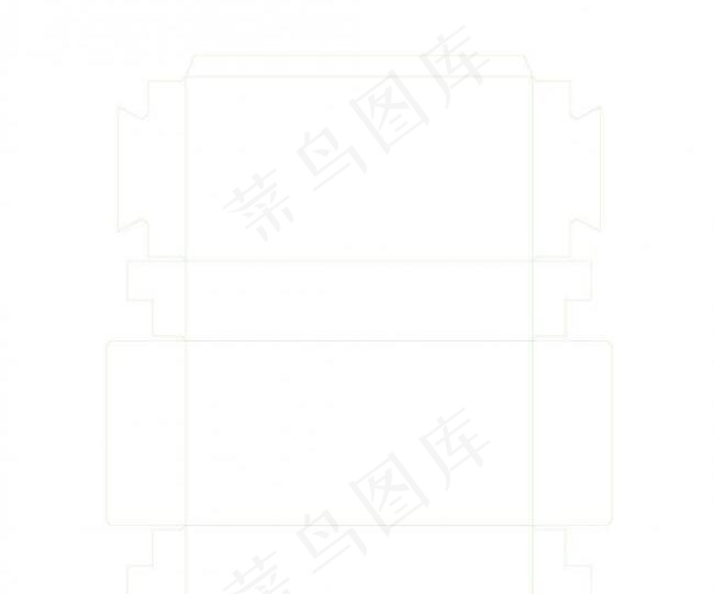 包装刀模 线图片ai矢量模版下载