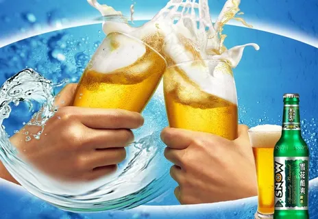 雪花啤酒广告设计图片