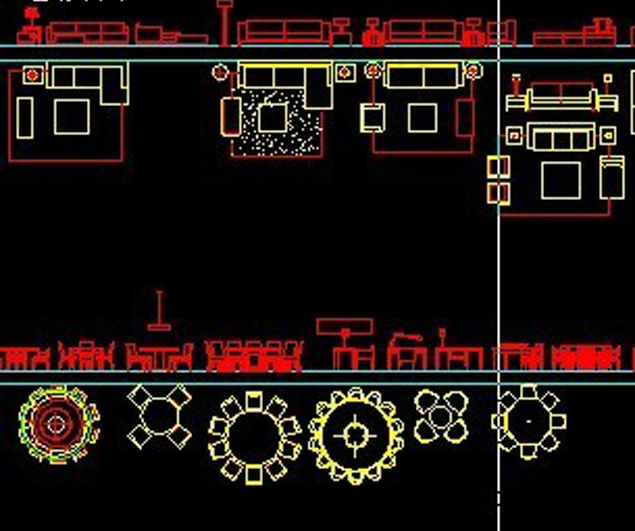 CAD家具模块图库