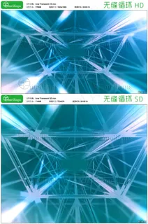 光效框架中的穿梭循环视频素材 光效框架中的穿梭循环视频素材