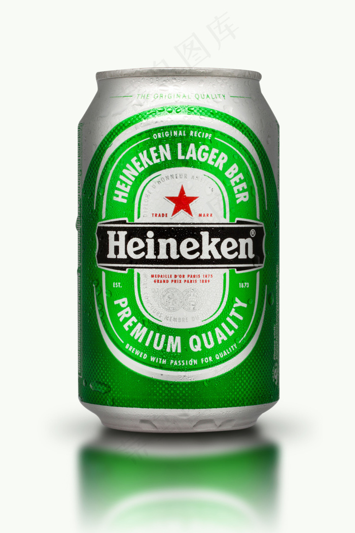 喜力易拉罐啤酒