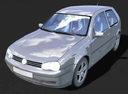 奥迪Audi TT小汽车3D模型