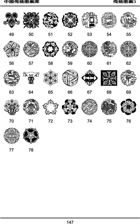 中国传统图案矢量素材大全3