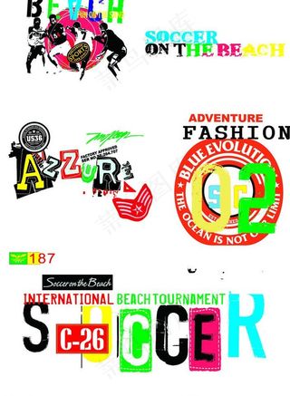 创意英文字图片