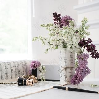 简约小清新文艺风插花静物摆拍背景 简约小清新文艺风插花静物摆拍背景