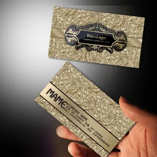 尊贵奢华 高档名片设计欣赏PSD模...