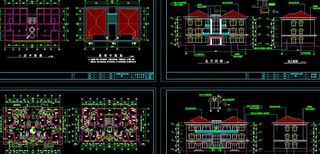 北方豪华别墅建筑施工