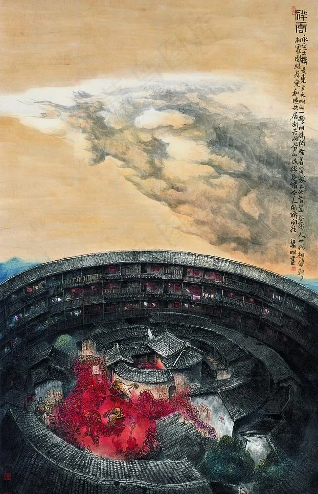 福建客家土楼图片